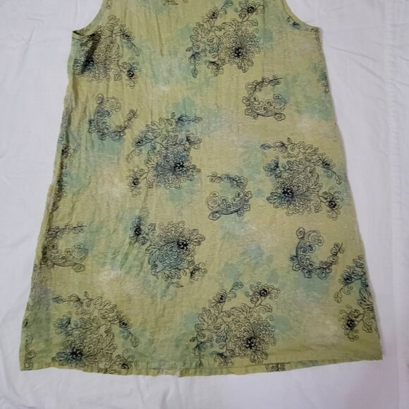 Cut Loose Dress XL Summer Dress Comfortable wrinkle style print - Picture 13 of 13